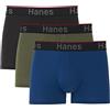 Hanes Hanes Total Support Pouch Men's Boxer Brief Underwear, Anti-Chafing, Moisture-Wicking Odor Control, 3-Pack Boxer Corti Uomo (Pacco da 3)