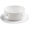 Whychstore Copertura per fori da parete con prese di ventilazione protettive, tappo decorativo, materiale PP resistente, copertura rimovibile (80 mm)