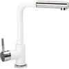 Plados Rubinetto Cucina Miscelatore con Doccetta Estraibile Monocomando colore Cromo 40 + Black Matt UG70 - VEMIXEXTL