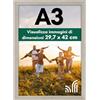 Americanflat Cornice A3 Effetto Legno di Mare - Cornice da Parete in Legno MDF e Vetro Resistente agli Urti a Finitura Lucida - da Appendere in Verticale o Orizzontale