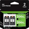 Washope 304 XL Nero Sostituzione Compatibili per Cartucce HP 304 304XL Nero