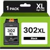 Washope 302XL 302XL Nero Compatibili per Cartuccia HP 302 per Envy 4520 (1 Nero)