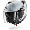 Shark, Casco Moto Modulare OXO SPEED-TECH Silver White Black SWK, M