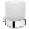 EMCO loft, supporto per vetro, satinato, nero, 1 pz.
