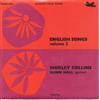 Shirley Collins & Robin Hall English Songs - Volume 2 (Vinyl LP) 7" EP