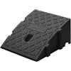 KIMISS Rampa per marciapiede da 13cm,KIMISS Rampa per Cordolo in Plastica,Rampa Antiscivolo per Vialetto per Auto Moto Rimorchio Scooter e Carrello a Mano(Nero)