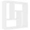 vidaXL Scaffale a Parete Bianco 45x16x45 cm in Legno Multistrato