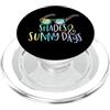 Sunbeam Lettering Co. Tipografia vacanze estive pastello sfumature PopSockets PopGrip per MagSafe