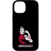 Multiple Myeloma Awareness Burgundy Ribb Custodia per iPhone 14 Nastro da donna indistruttibile con guerriero multiplo mieloma