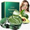 Nacerlary Avocado Patch Occhi 28 Paia | Collagene Idratante, Maschera Contorno Occhi Anti-Occhiaie e Borse, Patch Occhi per Donna Uomo, Rinfrescante per Contorno Occhi