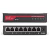 Bewinner Switch Poe Gigabit a 8 Porte, Switch Poe per Montaggio su Desktop o a Parete, Robusto Splitter Ethernet Plug And Play Senza Ventola in Metallo per L'Ufficio Domestico (Spina