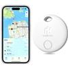 HH-Tech SmartTag Lite per Apple iOS: Trova chiavi, trova oggetti, trova il tuo portafoglio e oggetti di valore in tutto il mondo, compatibile con iPhone Dov'è App, utilizzando tecnologie avanzate di