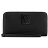 Armani Exchange Portafoglio da donna con cerniera Around Bi-Fold, schwarz, Einheitsgröße