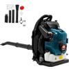BSJAHTOP Soffiatore posteriore a benzina a 4 tempi, 75,6 cc, con serbatoio da 1,9 l, 7000 giri/min