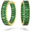 Swarovski Pendientes Swarovski de aro Matrix 5658651 verdes