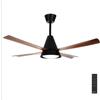 Aigostar Ventilatore da Soffitto con Luce e Telecomando Silenzioso, 4 pale