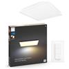 Philips Hue White Ambiance, Pannello Smart Aurelle, luce bianca da calda a fredda, 19W, 60x60cm, bianco, Compatibile Bluetooth, Controllo Vocale con Alexa, Google Assistant e Apple Homekit