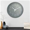 Diompirux 8 pollici/20 cm Orologio da parete, Silenzioso e senza ticchettio, Orologio da parete ad alta precisione, con pannello in vetro trasparente, facile da leggere, per casa, scuola, ufficio