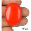 Senza marchio Corallo rosso 30-50 ct per pietra preziosa Mars Planet 1 pezzo forma ovale