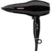 BaByliss Asciugacapelli con motore AC Professionale da 2300W, Phon Capelli, Funzione ionica anti-crespo, 3 temperature, 2 velocità, nero, D5245E