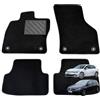 MTC Automotive Tappetini per VW Golf 7 2012- / Golf 8 (anche Plug-in Hybrid) su Misura, Antiscivolo, battitacco rinforzato in gomma, Fix di Ancoraggio