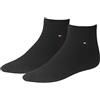 Tommy Hilfiger Quarter, Calzini Uomo, Nero, 39-42