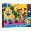 Trefl - Toy Story, Toys and Friends - Puzzle Maxi da 24 pezzi - 24 pezzi grandi, poster esclusivo, divertimento creativo, per bambini dai 3 anni in su