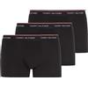 Tommy Hilfiger Uomo Pantaloncini Boxer Confezione da 3 Intimo, Multicolore (Black), S