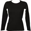 RAGNO Maglia Girocollo Donna Manica Lunga in Caldo Cotone Biologico Caldo e soffice Articolo D274AB BIO ML Giro