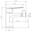 Generico Miscelatore Bidet Eden Cromato