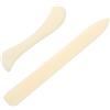 GARIOUANS Set di 2 Strumenti per Piega Carta in ABS Beige, Pieghevole e Robusto, per Lavori Artigianali e Ricamo di Libri in Ufficio