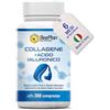 Beeplan Nutrition COLLAGENE 360 Compresse - Collagene Idrolizzato 2000 mg - Collagene e Acido Ialuronico - Pelle Luminosa, Articolazioni Sane e Ossa Forti - NUOVA Formula Potenziata - Made in Italy