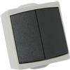 Debflex Doppio avanti e indietro IP65 Grigio
