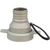 babominimer Adattatore connettore per tubo pompa dell'acqua in alluminio, con guarnizione in gomma da 7,6 cm a 2,5 cm, 2,5 cm, 10,2 cm, riduttore idraulico (da 7,6 cm a 5 cm)