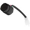 CTIRCHIU Cicalino Indicatore Frecce per Scooter e Moped, Segnale Lampeggiante Nero in Plastica, Facile da Installare, Compatibile 50-250cc