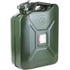 AMIO Tanica di carburante Verde in metallo da 20L, Canestro Certificato UN per lo stoccaggio di carburanti, AMIO-02489