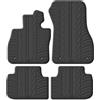 Gledring Tappetini in Gomma Compatibile con BMW Serie 1 (F40) HB 9/2019- (Profilo T 4-Parti + Clip di Montaggio)