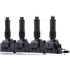 HELLA 5DA 193 175-861 Bobina d'accensione - 12V - 6a... poli - con cappuccio candela accensione - avvitato