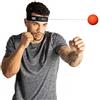 Everlast Palla Powerlock Reflex, rossa | Palle per principianti e avanzati, fascia regolabile, sistema a velcro, allena precisione, riflessi, tempismo e