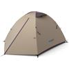 Husky Bizam 2 Plus tenda da trekking per 2 persone, Black Coating light brown,