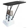 Osculati T-Top Professionale Heavy Duty Ø 44 mm - Alluminio, Bianco con Telo Blu o Nero con Telo Nero - Nero con telo nero