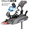 Watersnake Motore Elettrico Watersnake Stealth X 65 lb 12V Gambo 66" con Telecomando