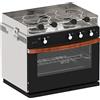 ENO Cucina a Gas ENO Allure 3 con Forno e Grill - 3 fuochi + forno/grill - maniglia legno