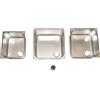 FNI Lavello in Acciaio Inox Lucidato a Specchio con Piletta - 350×320×150 mm
