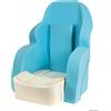 Osculati Sedile anatomico imbottito con flip up 3090 Osculati - Pronto per essere rivestito