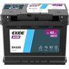 ADR Batteria EXIDE AGM Serie EK 12V Nautica - Avviamento e Servizi (50-106 Ah) - 62 Ah