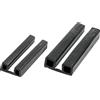 Osculati Profilo Bottazzo in PVC Nero per Giunzioni Scatolate 44x18 mm - Terminale per Profilo