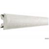 Tessilmare Profilo Parabordo Bottazzo PVC Bianco H56 mm con Supporto in Alluminio Anodizzato - Tessilmare - Terminale Bianco (pezzo)