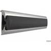 Tessilmare Profilo Parabordo Bottazzo PVC Nero H37 mm con Supporto in Alluminio Anodizzato - Tessilmare - Terminale Nero (pezzo)
