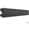 Tessilmare Profilo Parabordo Bottazzo PVC Nero H56 mm con Supporto in Alluminio Anodizzato - Tessilmare - Terminale Nero (pezzo)